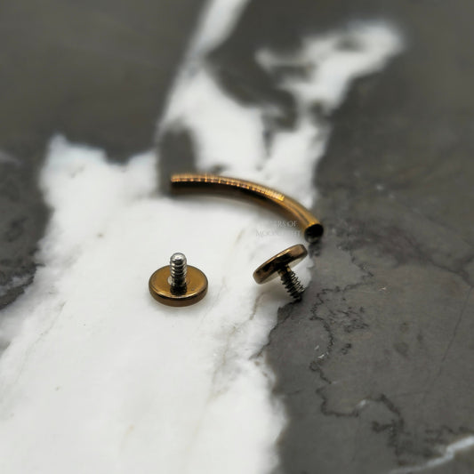 Flat End Curved Barbell