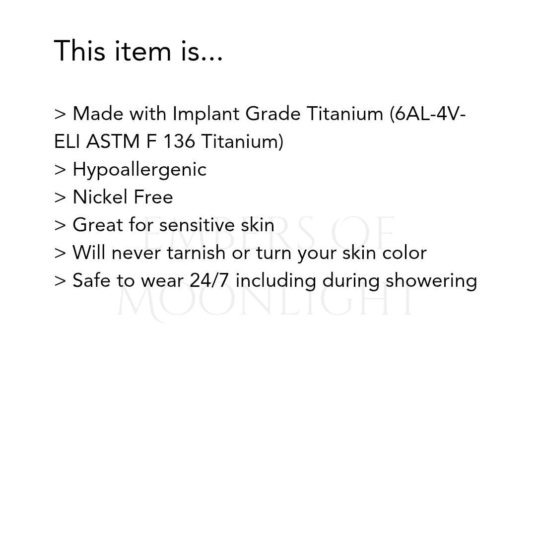 Titanium Anodized Nostril Screw with Zirconia