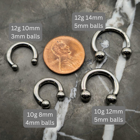 12g or 10g Horseshoe Hoop