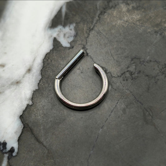 D Shape Hinged Clicker Ring