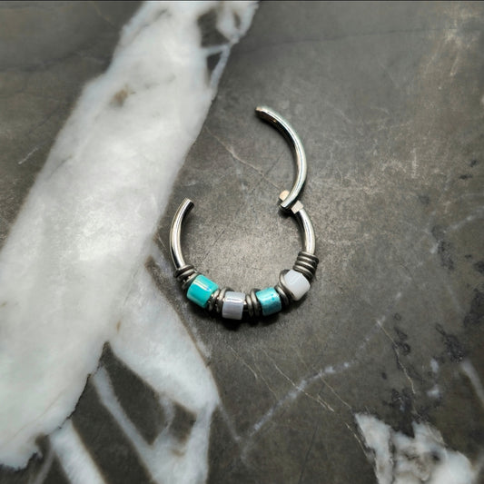 Snowflake Nose Ring or Cartilage Earring