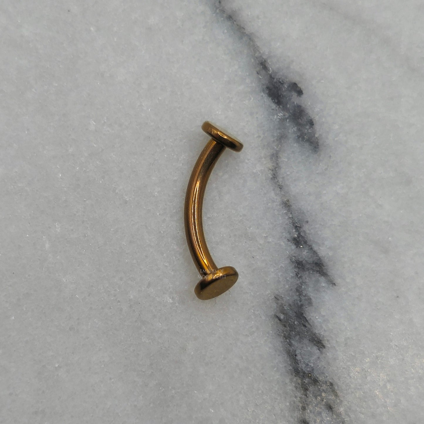 Flat End Curved Barbell