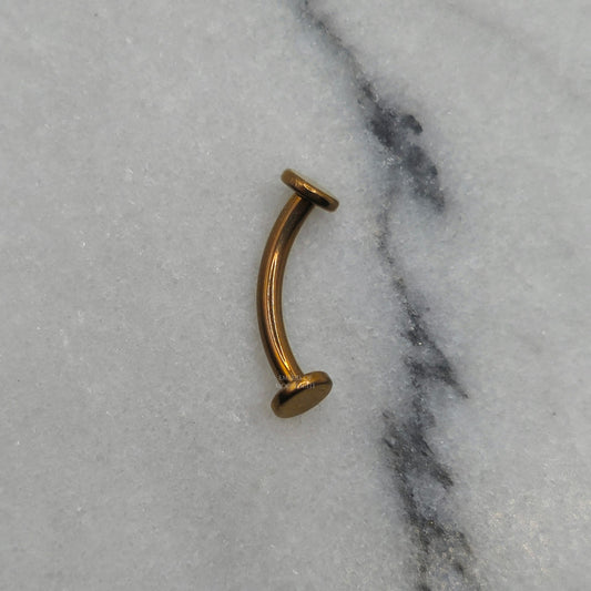 Flat End Curved Barbell