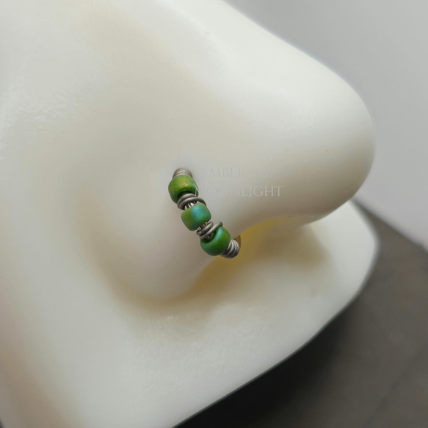 Green Clover Hinged Clicker