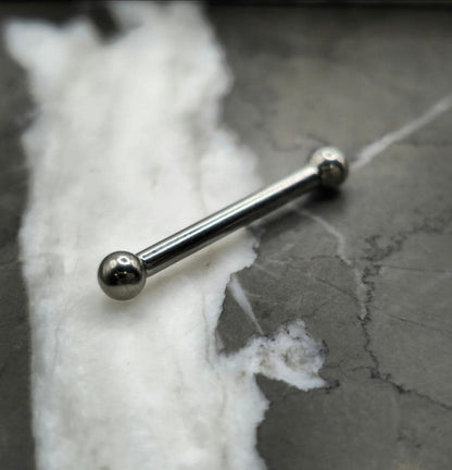 Small 3mm Ball Straight Barbell