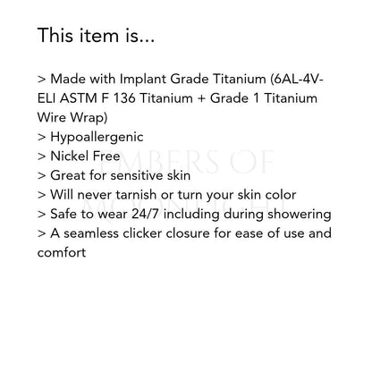 Silver + Grey Triple Spike Hinged Clicker