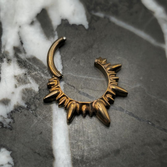 Medieval Bronze Spike Hinged Clicker