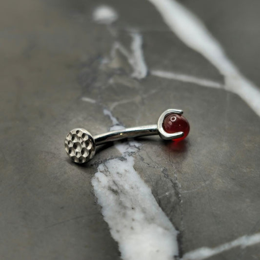 Blood Moon Curved Piercing Barbell