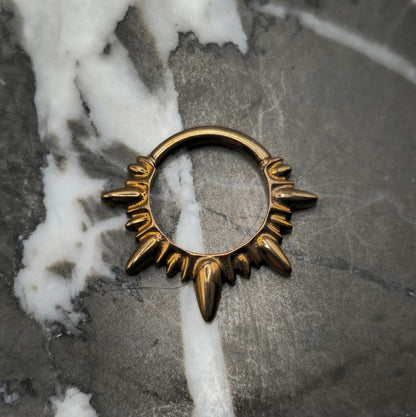 Medieval Bronze Spike Hinged Clicker