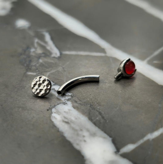 Blood Moon Curved Piercing Barbell