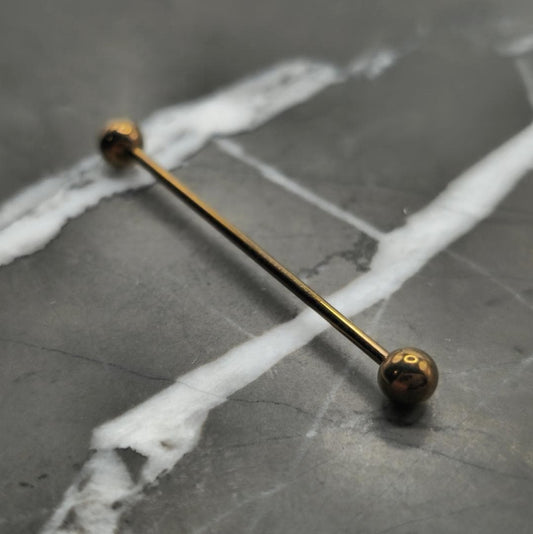 Dark Bronze Industrial Scaffold Barbell