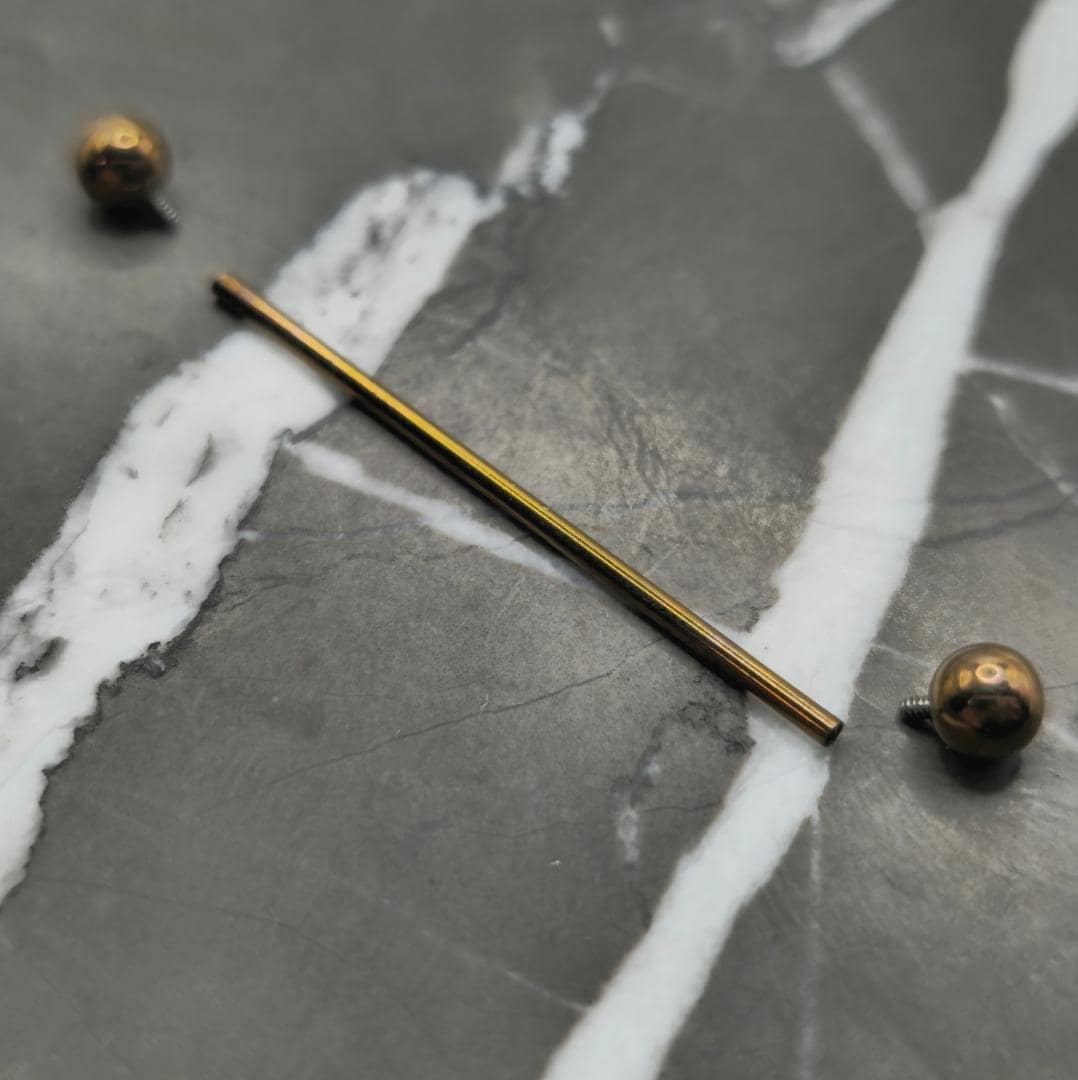 Dark Bronze Industrial Scaffold Barbell