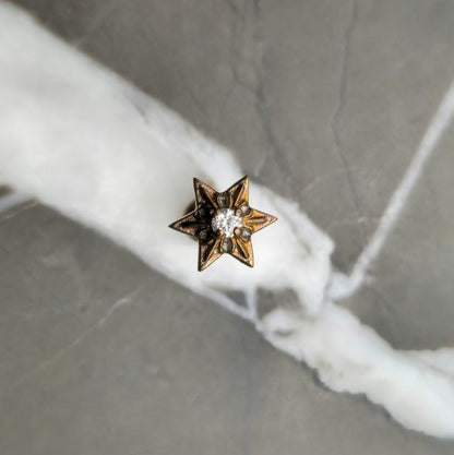 Six-Pointed North Star Labret