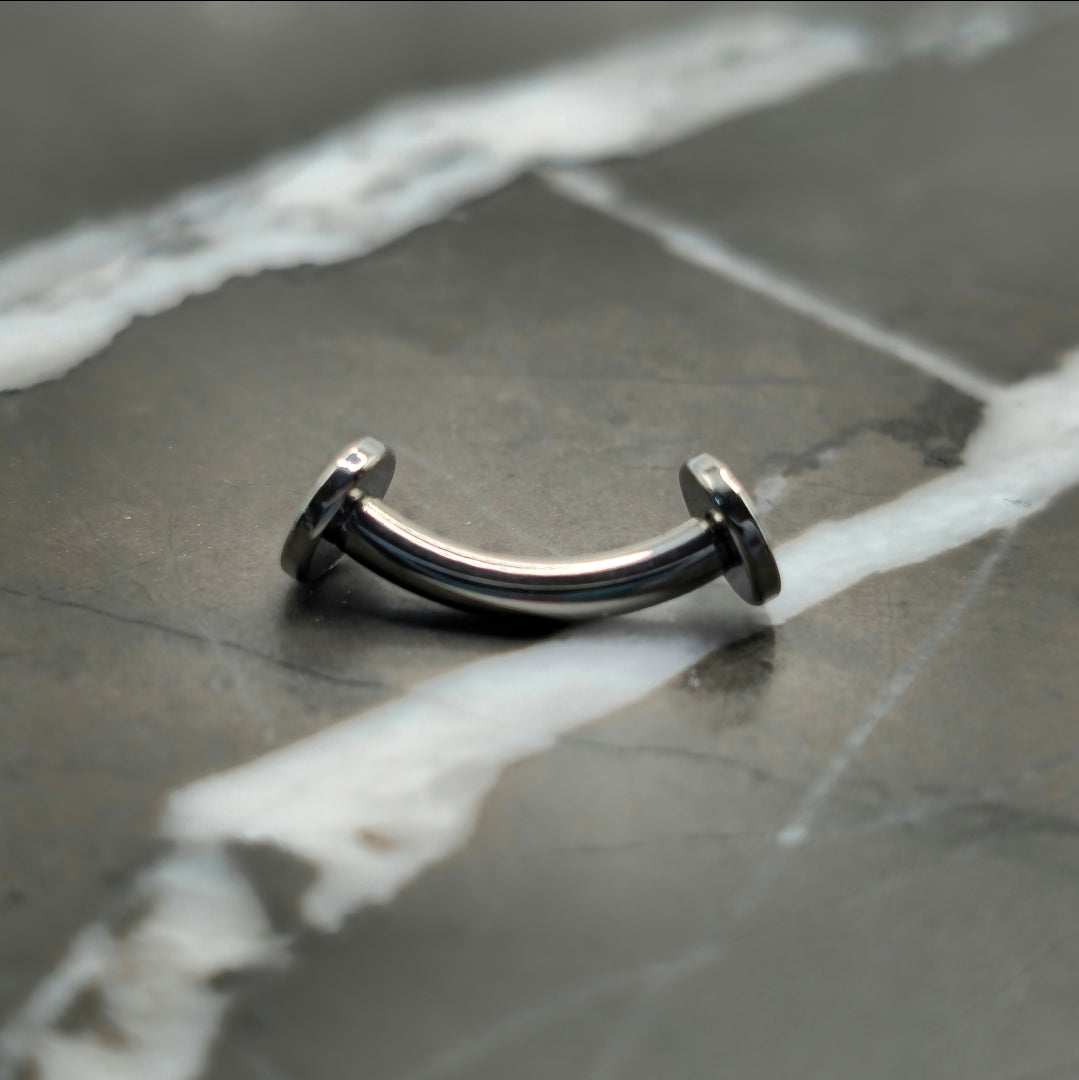 Flat End Curved Barbell