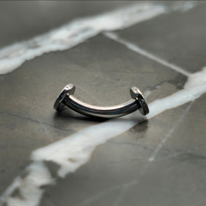 Flat End Curved Barbell