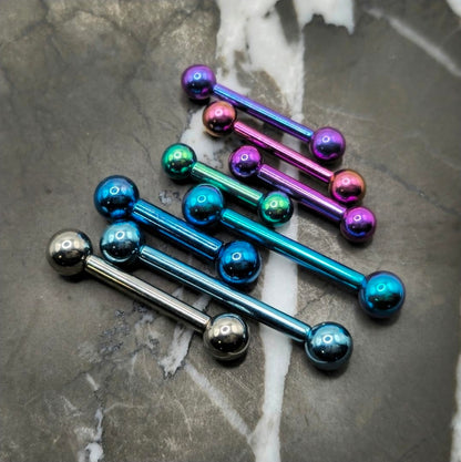 Straight Barbell 10g, 12g, 14g, 16g