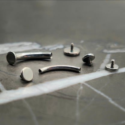Flat End Curved Barbell