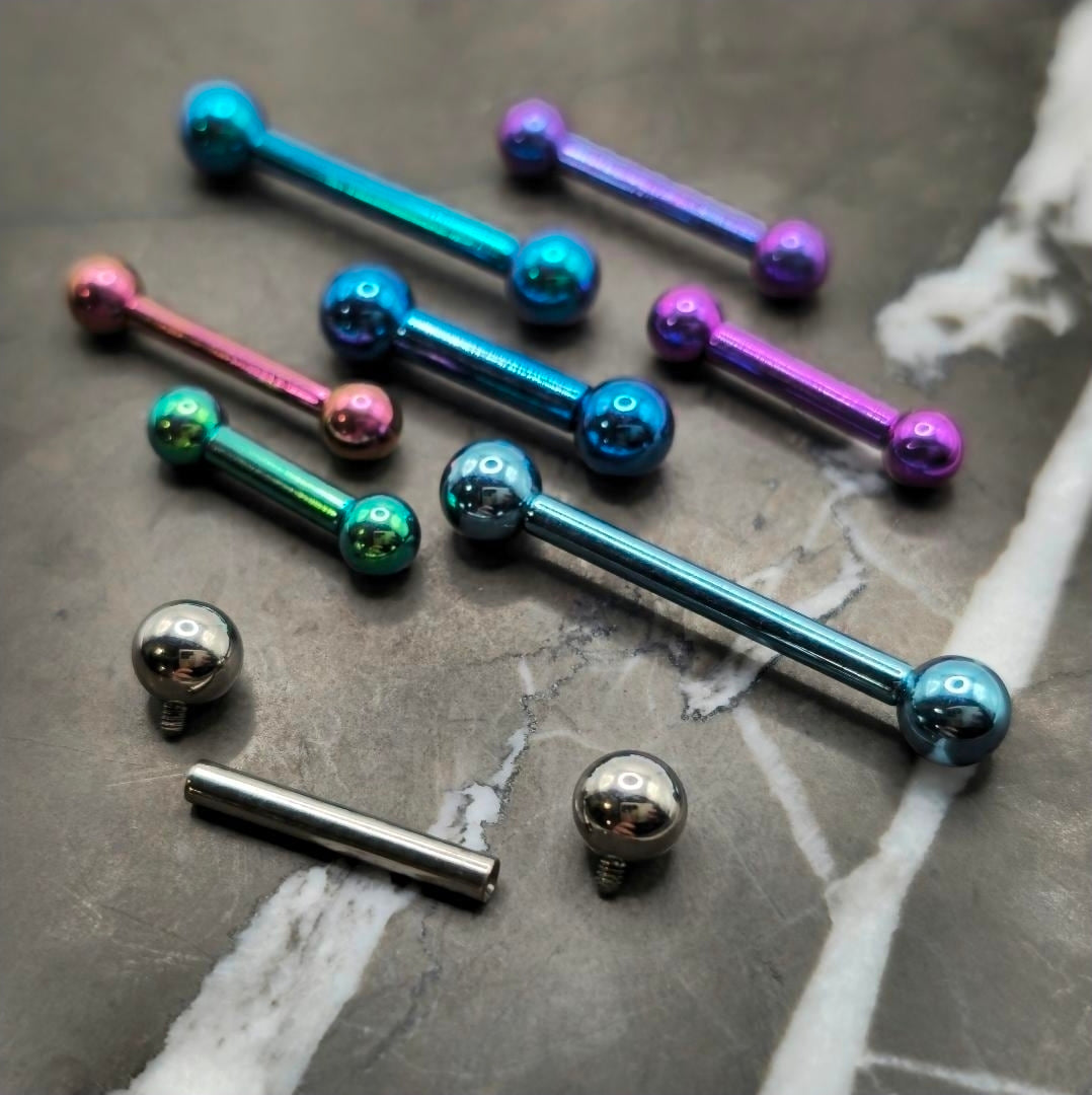 Straight Barbell 10g, 12g, 14g, 16g