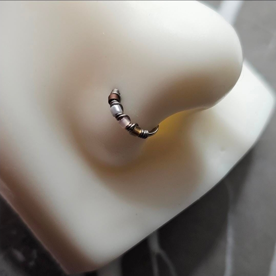 Vintage Babe Nose Ring or Cartilage Earring