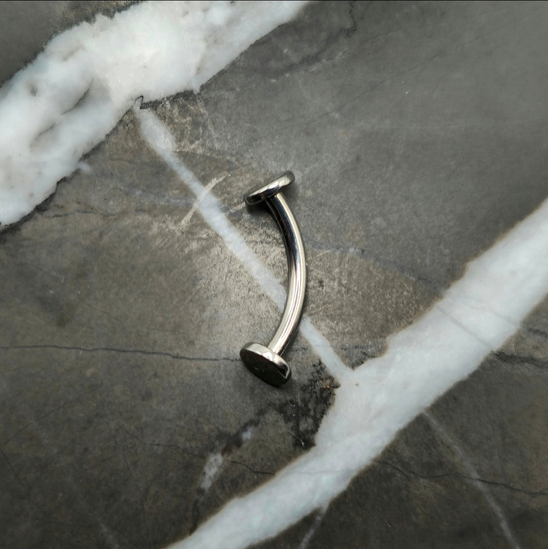 Flat End Curved Barbell